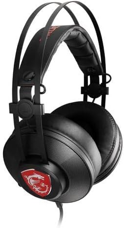 MSI Gaming Headset H991, Apply to Notebook / PC / Mobile- Black - كسر زيرو