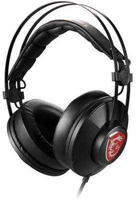 MSI Gaming Headset H991, Apply to Notebook / PC / Mobile- Black - كسر زيرو