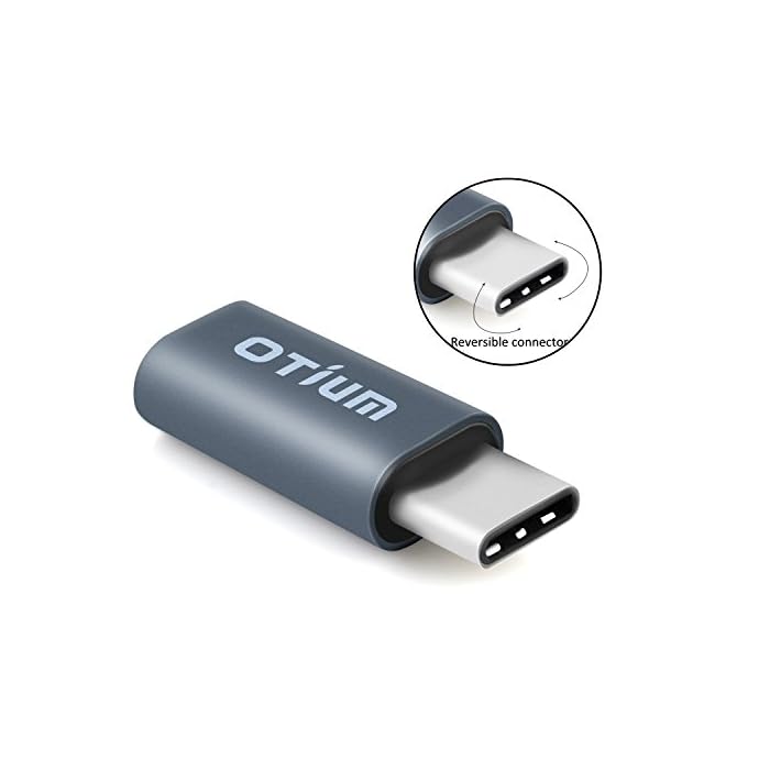 Otium Metal USB-C to Micro USB Adapter Convert [2 in 1 Pack] - علبة مفتوحة