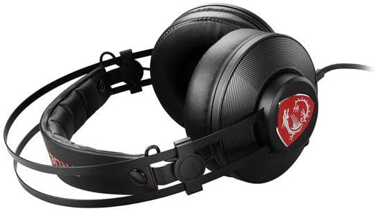 MSI Gaming Headset H991, Apply to Notebook / PC / Mobile- Black - كسر زيرو