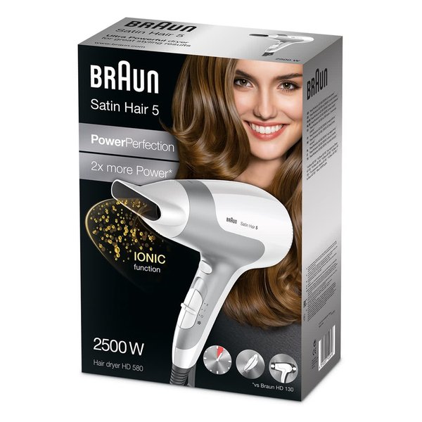 Braun Satin Hair 5 2500w 2x more power - علبة مفتوحة