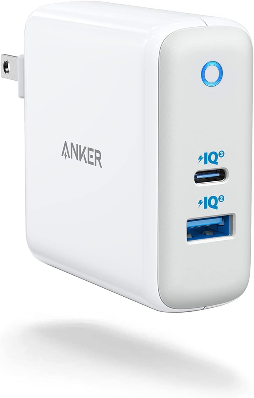 Anker PowerPort+ Atom III PIQ 3.0 & GaN Tech USB C Charger 60W A2322121 - علبة مفتوحة