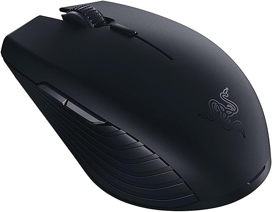 Razer Atheris Ambidextrous Wireless Mouse, 7200 DPI, Dual Wireless Connectivity, Compact Design, Long Battery Life