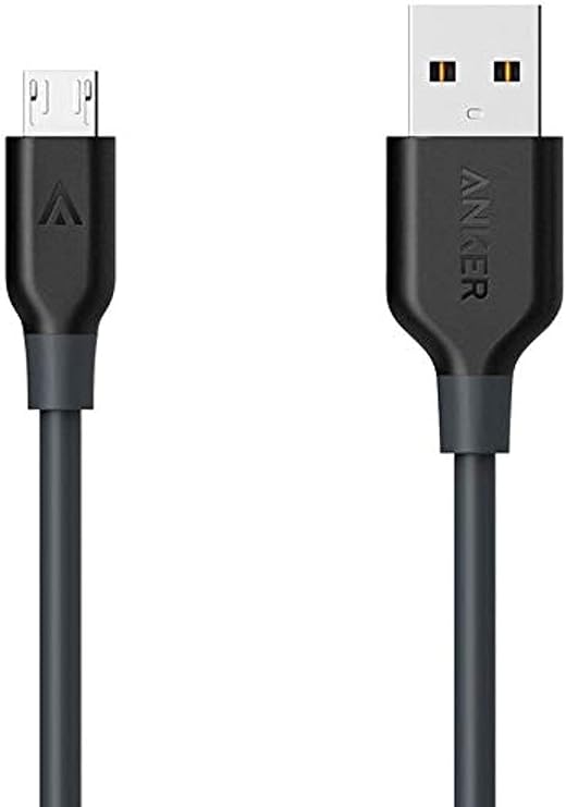 Anker PowerLine+ Micro USB 1ft/0.3m A8141HA1 Gray - علبة مفتوحة