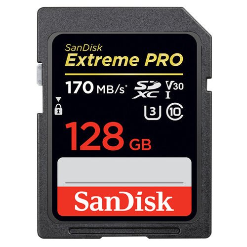 SanDisk Extreme PRO 128gb SDXC 170MB S UHSI - معالج