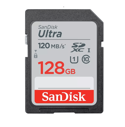 بطاقة الذاكرة SanDisk Ultra SXHC UHS-I سعة 128 جيجابايت - سعة 128 جيجابايت