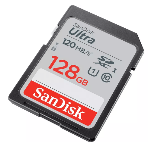 SanDisk 128GB Ultra SXHC UHS-I Memory Card - علبة مفتوحة