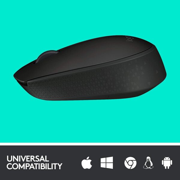 Logitech M171 Wireless Mouse, 1000 DPI, 2.4GHz Wireless, Compact Design, Long Battery Life