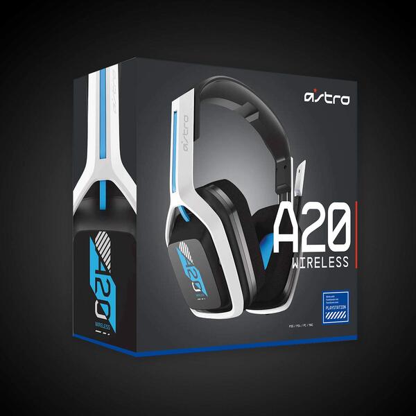 Astro A20 Wireless Gaming Headset Black / Blue - علبة مفتوحة