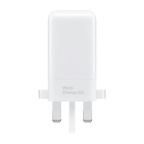 OnePlus Warp Charge 65 Power Adapter – 65W Fast Charger, White - Rebuy-Box