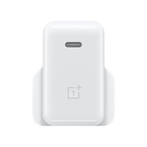 OnePlus Warp Charge 65 Power Adapter – 65W Fast Charger, White - Rebuy-Box