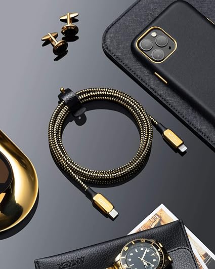 Anker Powerline +III USB-C Cable With Lighting Connector -A8843HB1 - Gold - علبة مفتوحة