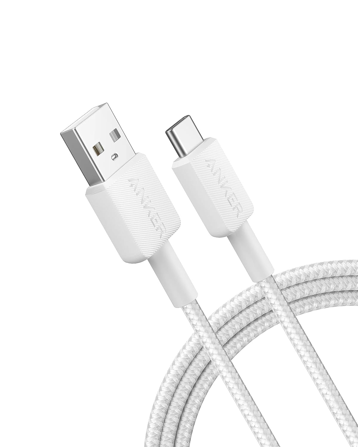 Anker 322 USB-A To USB-C 60W 90cm Cable White - علبة مفتوحة