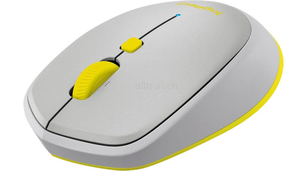 Logitech M535 Mouse Bluetooth Optical 1000 DPI Ambidextrous Grey,Yellow - كسر زيرو