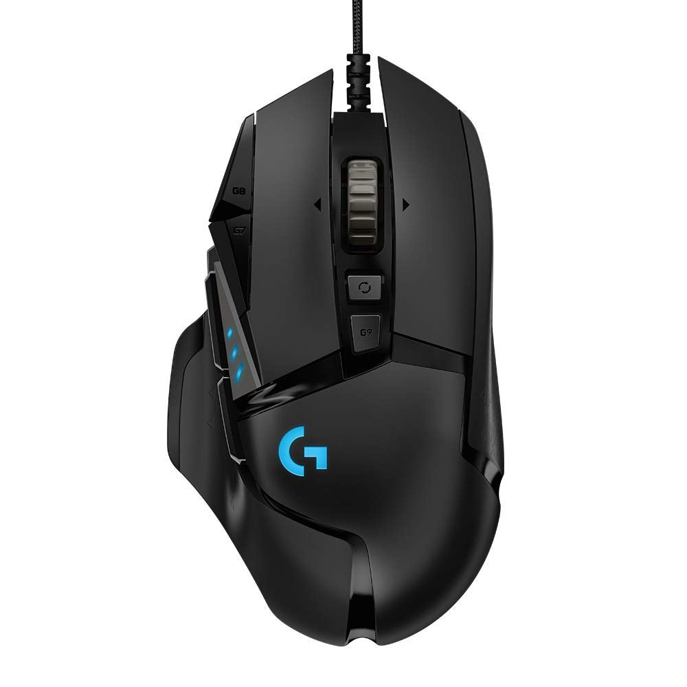 Logitech G502 Hero Wired Gaming Mouse - 25K DPI, RGB Lighting, 11 Programmable Buttons - Rebuy-Box