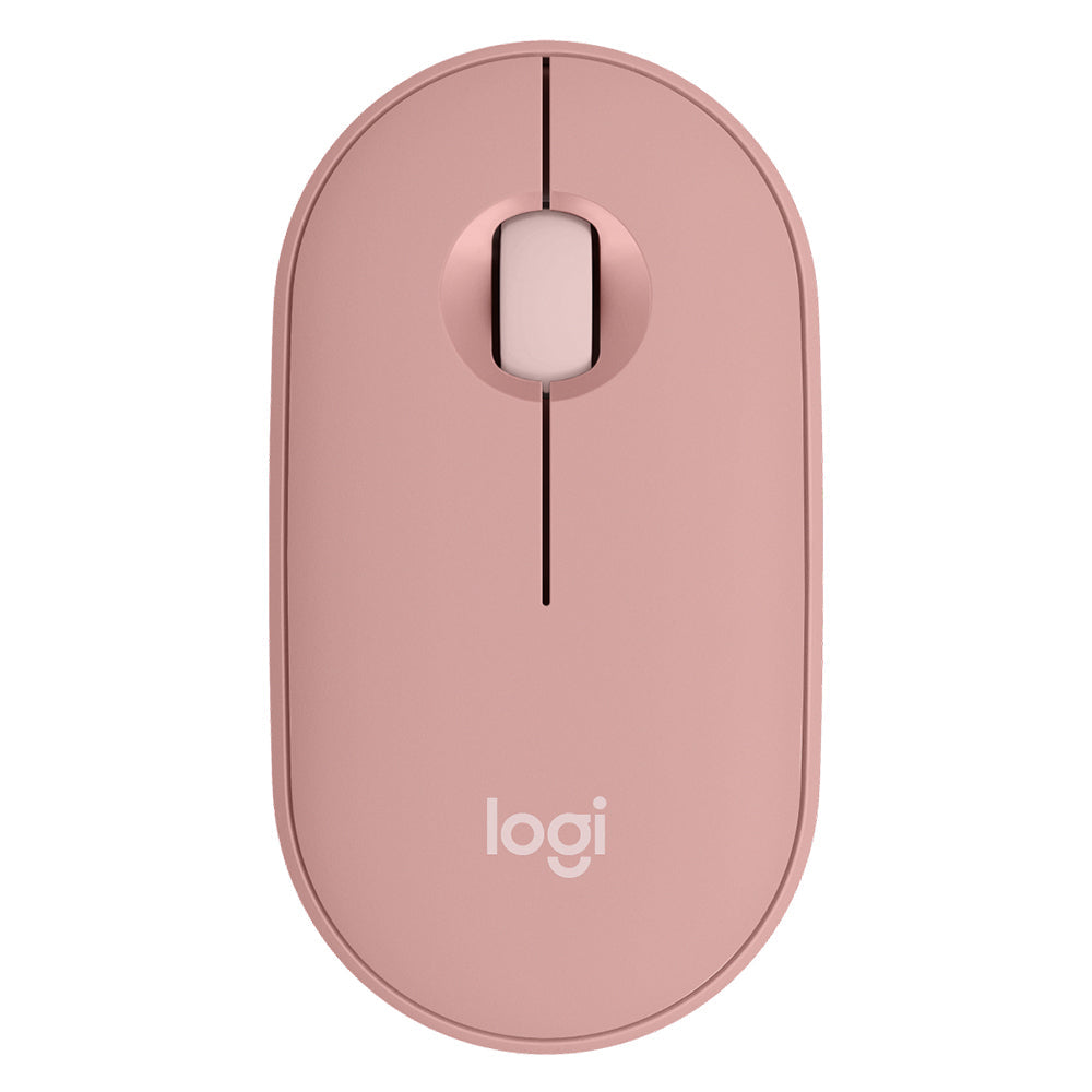 Logitech M350 Pebble Slim Bluetooth Wireless Mouse, Silent Clicks, Compact Design, Long Battery Life, Portable