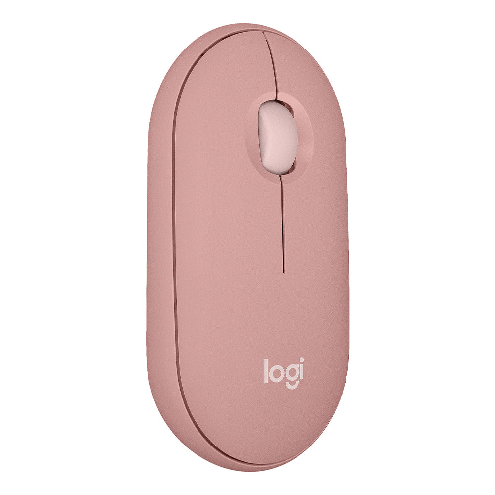 Logitech M350 Pebble Slim Bluetooth Wireless Mouse, Silent Clicks, Compact Design, Long Battery Life, Portable