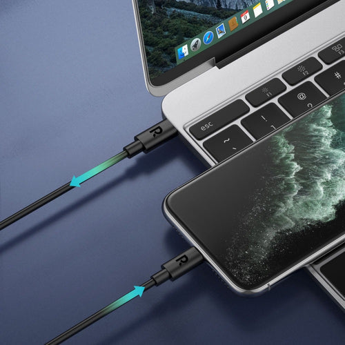 RAVPower Charging cable Type-C to Lightning 1m - Black - علبة مفتوحة