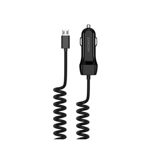 Joyroom Car Adapter - 2.1a - Included Iphone Cable - Black - مستعمل