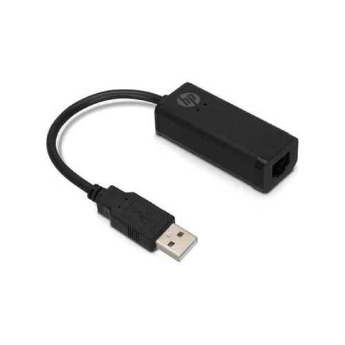 HP USB-A To RJ45 Adaptor -Black - علبة مفتوحة