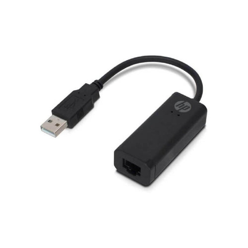 HP USB-A To RJ45 Adaptor -Black - علبة مفتوحة