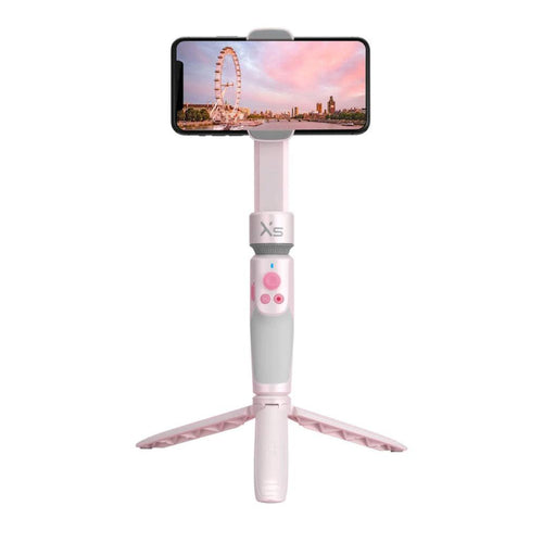 Zhiyun Smooth XS Portable Phone Gimbal Stabilizer with Extendable Selfie Stick - Pink - Rebuy-Box