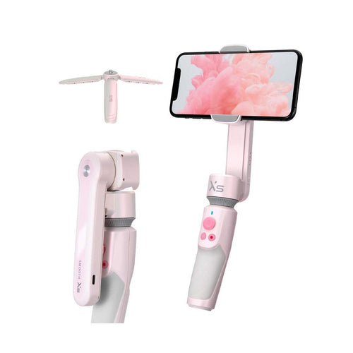 Zhiyun Smooth XS Portable Phone Gimbal Stabilizer with Extendable Selfie Stick - Pink - Rebuy-Box