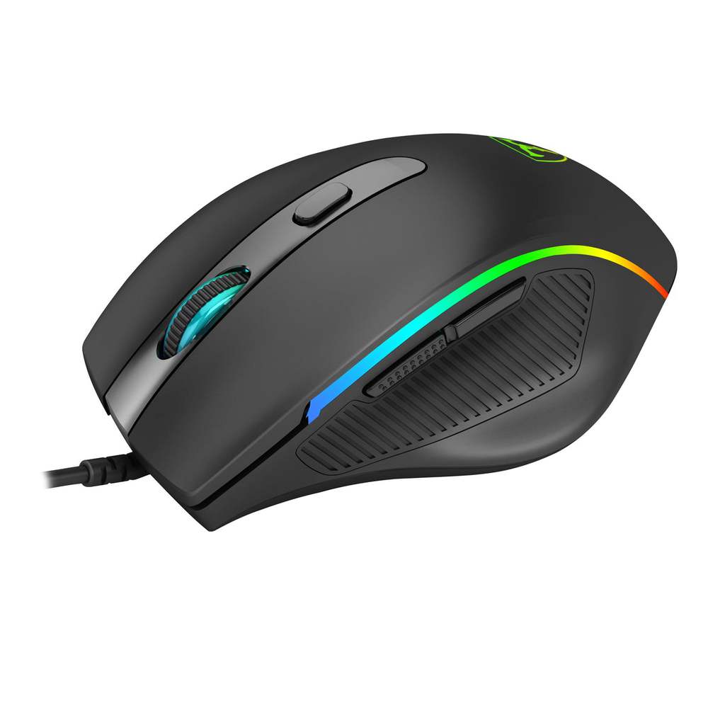 T-DAGGER Recruit 2 T-TGM108 Gaming Mouse, 6200 DPI, RGB Backlighting, Ergonomic Design, 7 Programmable Buttons