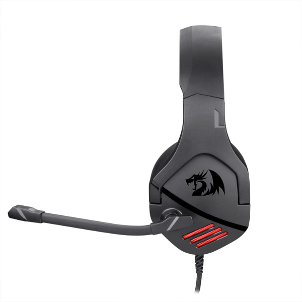 Redragon Theseus H250 Gaming Headset, Wired, Adjustable Headband, Noise-Cancelling Microphone, RGB Lighting, Comfortable Ear Cushions