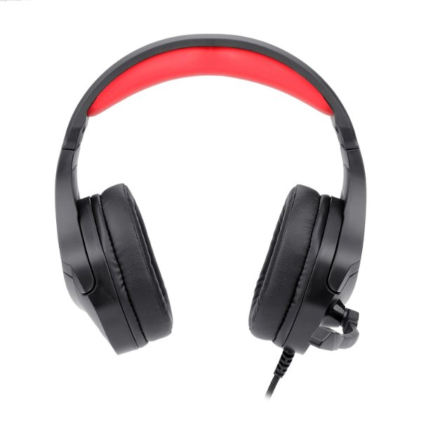 Redragon Theseus H250 Gaming Headset, Wired, Adjustable Headband, Noise-Cancelling Microphone, RGB Lighting, Comfortable Ear Cushions