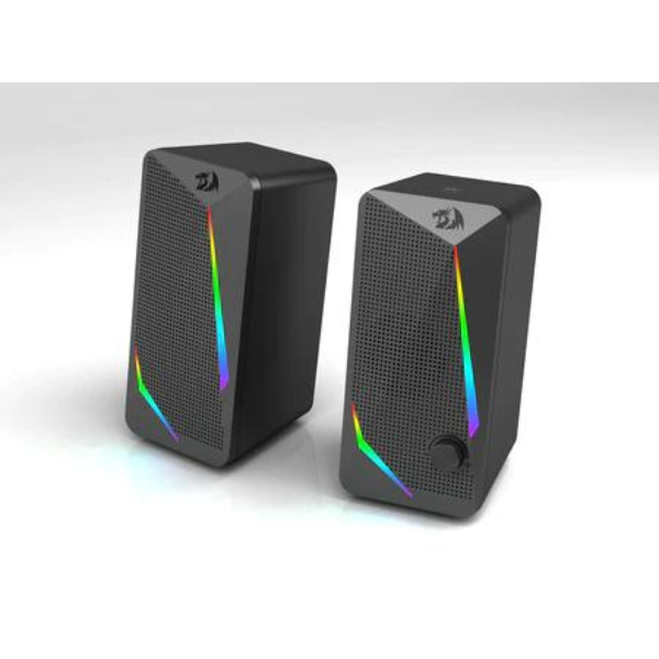 Redragon GS510 Waltz Gaming Speaker, 2.0 Channel, RGB Lighting, Stereo Sound, USB-Powered for PC and Computer