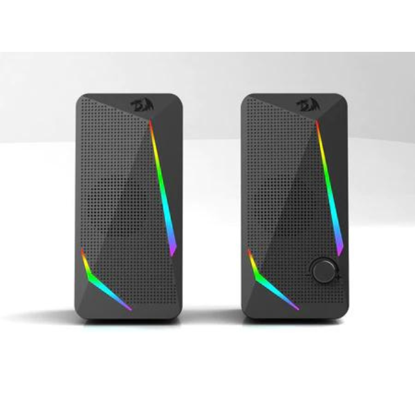 Redragon GS510 Waltz Gaming Speaker, 2.0 Channel, RGB Lighting, Stereo Sound, USB-Powered for PC and Computer