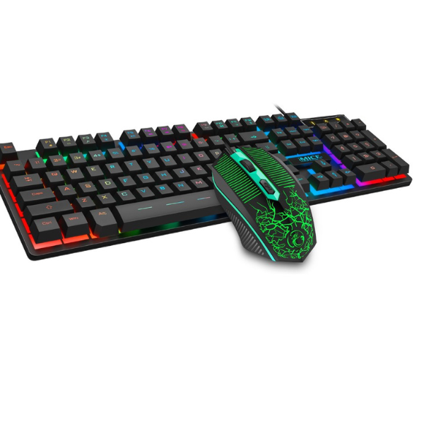 IMICE KM 680 Gaming Keyboard and Mouse Combo, RGB Backlighting, Mechanical Switches, Programmable Keys