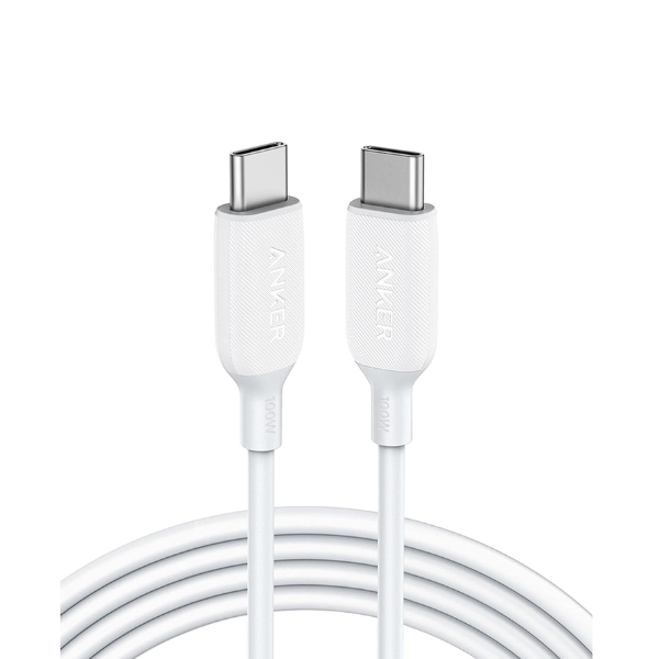 Anker 543 USB-C To USB-C Cable 100W Cable (6ft) A8856 - علبة مفتوحة