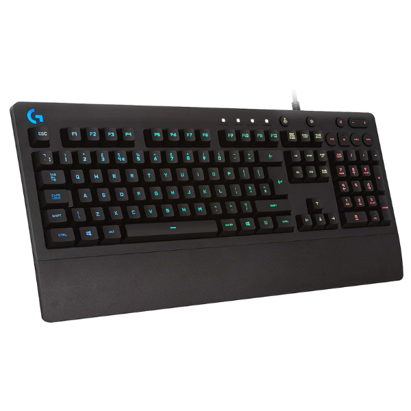 Logitech G213 Prodigy Gaming Keyboard, RGB Backlighting, Membrane Switches, Dedicated Media Controls, Spill-Resistant Design