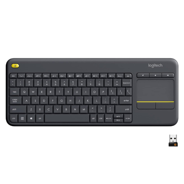 Logitech Keyboard Touch Media K400 Plus Wireless Bluetooth & UNIFY - علبة مفتوحة