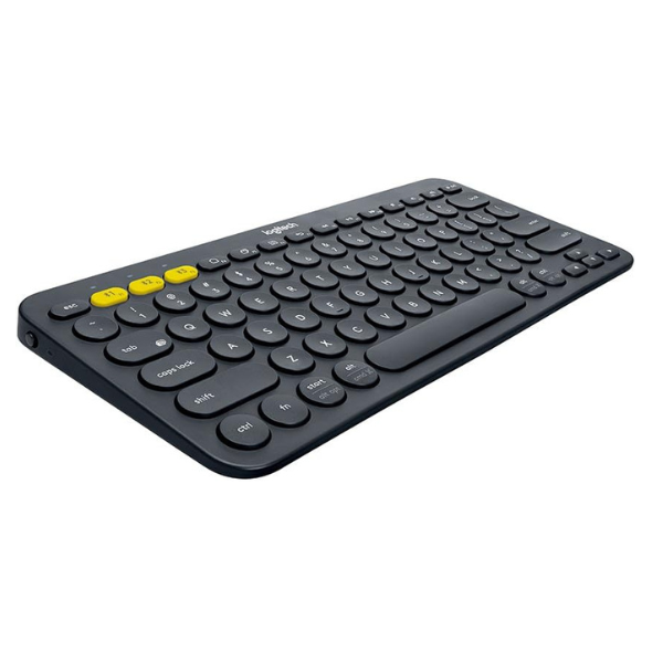 Logitech K380 Multi-Device Bluetooth Keyboard, Compact Design, 3 Device Pairing, Long Battery Life