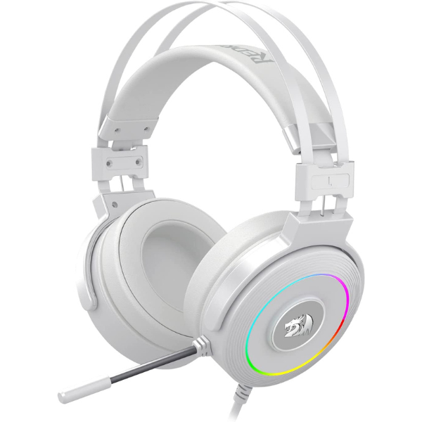 قِطع خاصة - Redragon H320 Lamia2 7.1 Gaming RGB Headset White - المايك مكتوم