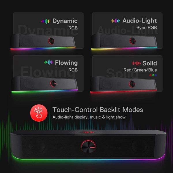 Redragon Adiemus GS560 Stereo Soundbar - علبة مفتوحة