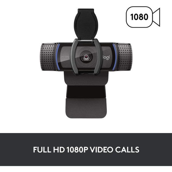 Logitech HD Pro Webcam C920s - منطقة واسعة