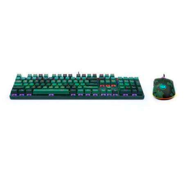 Redragon CAMINC ESSENTIALS S108 Keyboard & Mouse 2-in-1 Set, RGB Backlighting, 104 Keys, Ergonomic Design