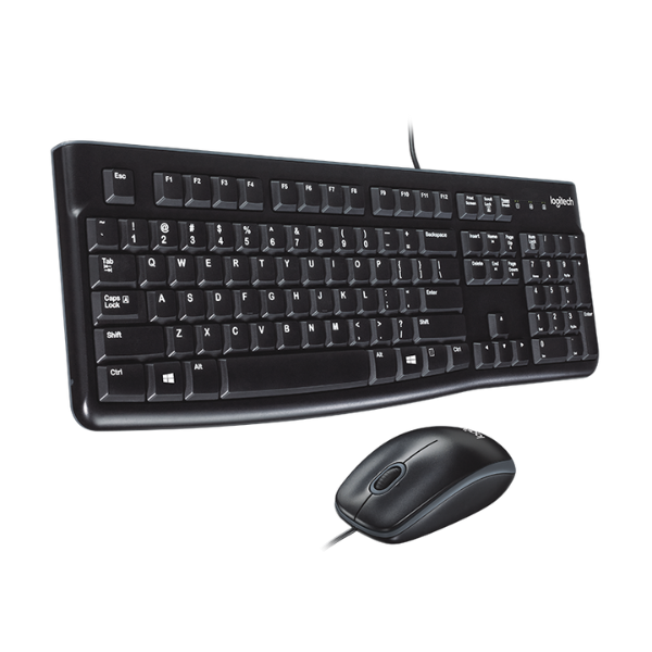 Logitech MK120 Wired Mouse and Keyboard - علبة مفتوحة