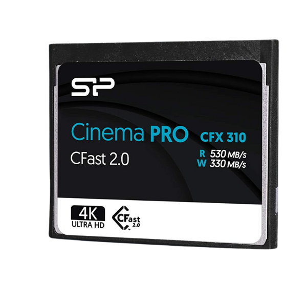 Silicon Power CFast2.0 CinemaPro CFX310 بسرعة 530/330 ميجابايت/ثانية -