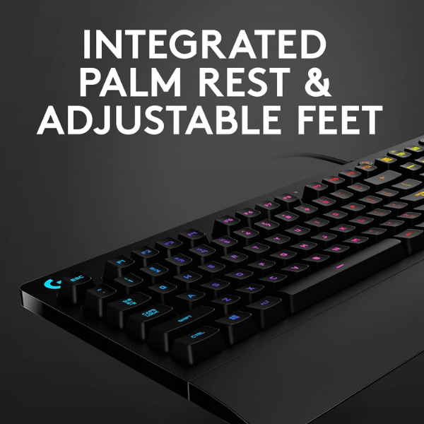 Logitech G213 Prodigy Gaming Keyboard, RGB Backlighting, Membrane Switches, Dedicated Media Controls, Spill-Resistant Design