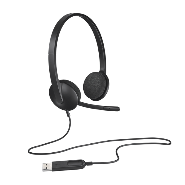 Logitech Headset H340 - علبة مفتوحة