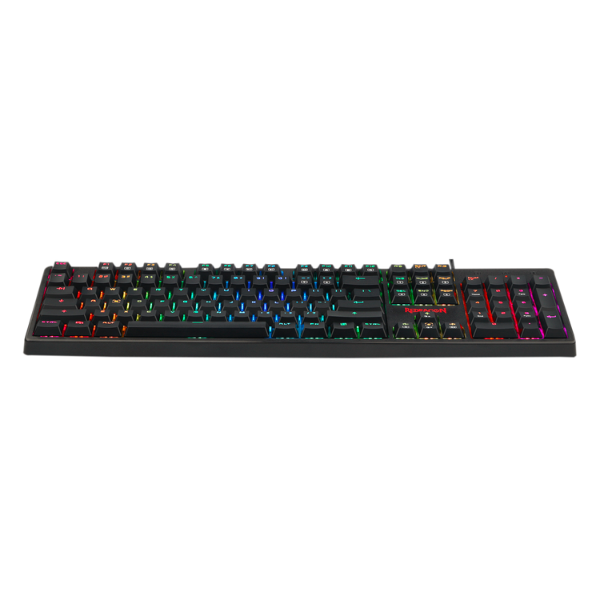 Redragon K579 MANYU Mechanical Gaming Keyboard, Wired, 104 Keys, RGB Backlighting, Red Switches, Durable Build