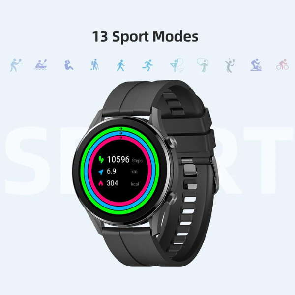 iMilab Smart Watch W12 - Black - كسر زيرو