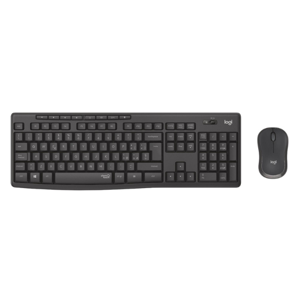 Logitech MK295 Silent Wireless Keyboard and Mouse English only - كسر زيرو