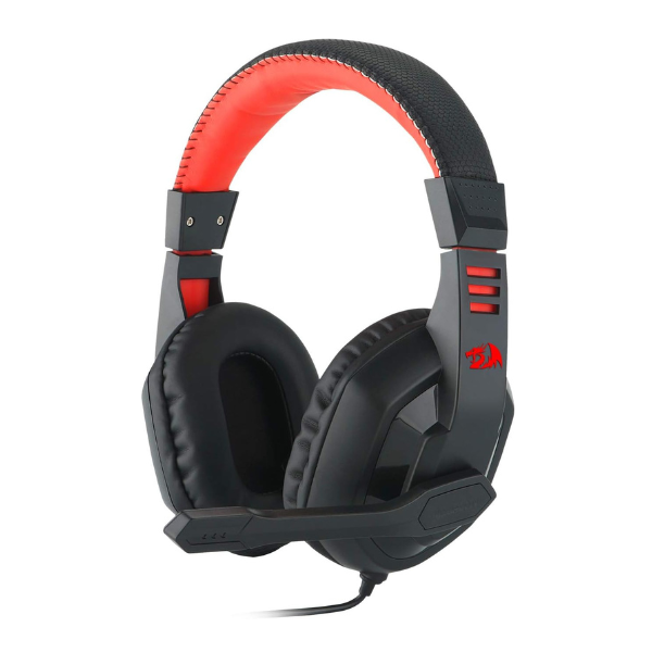 Redragon ARES H120 Gaming Headset, Over-Ear Design, Noise-Cancelling Microphone, Adjustable Headband, Comfortable Ear Cushions