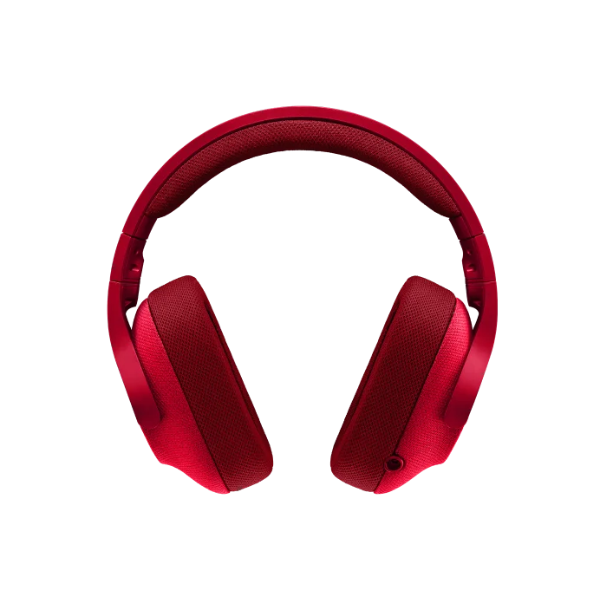 Logitech G433 Surround Wired Gaming Headset, 7.1 Surround Sound, Red, DTS Headphone , Noise-Cancelling Microphone, Lightweight Design